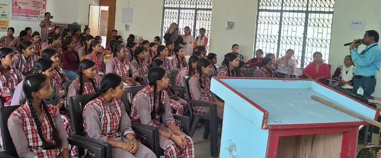 Female students were advised on ways to avoid stress