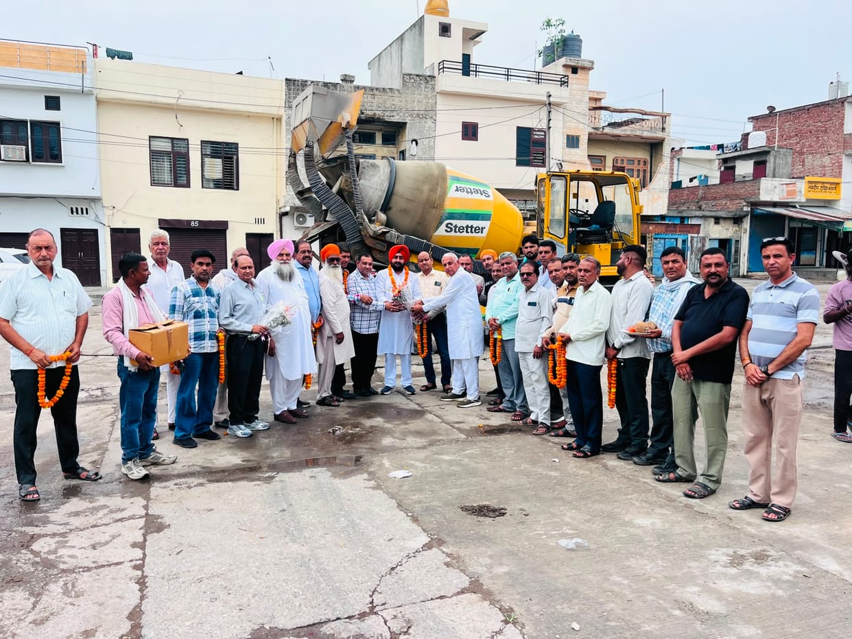 Road and stall renovation at Pehowa grain market at a cost of Rs 1.65 crore