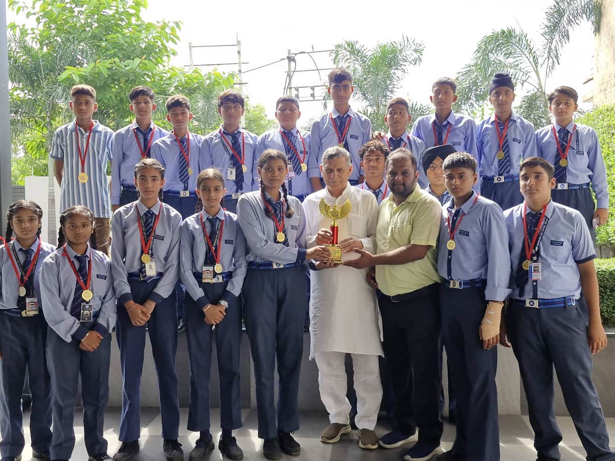 Medal winners were felicitated