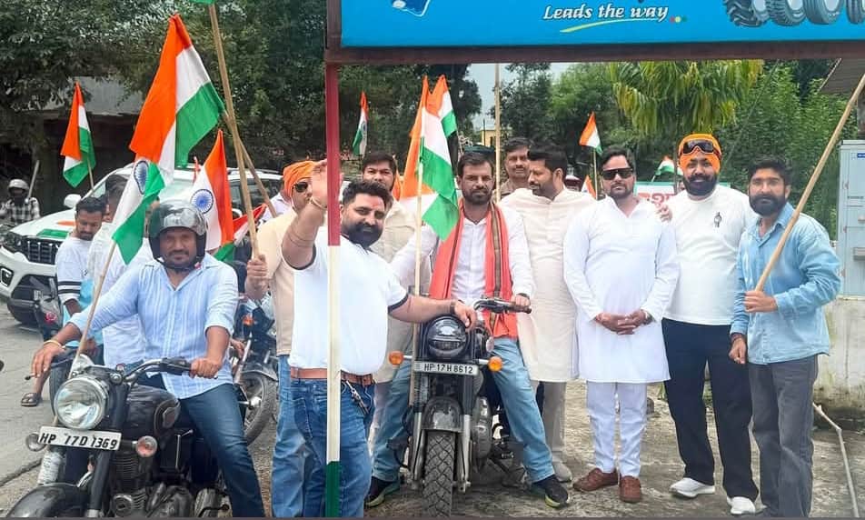 tiranga yatra in ponta