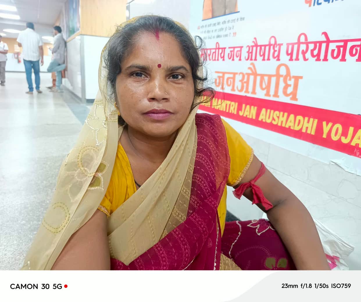 Rise in patients with cough, cold, and fever; turn came after waiting in line for hours.