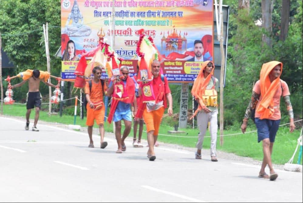 Dak Kanwariyas will travel via the bypasses in Shamli and Kairana.