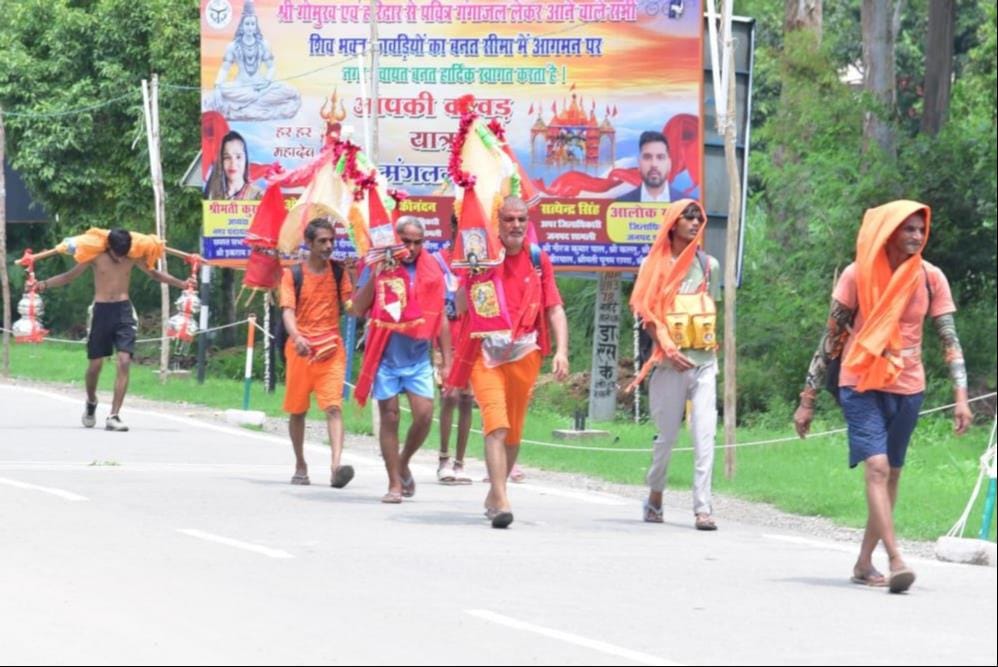 Dak Kanwariyas will travel via the bypasses in Shamli and Kairana.