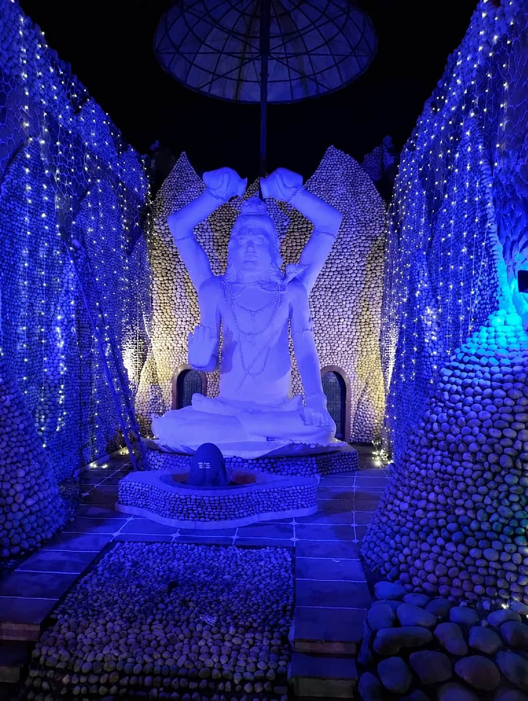 Shiva temples are being decorated to celebrate Shivaratri