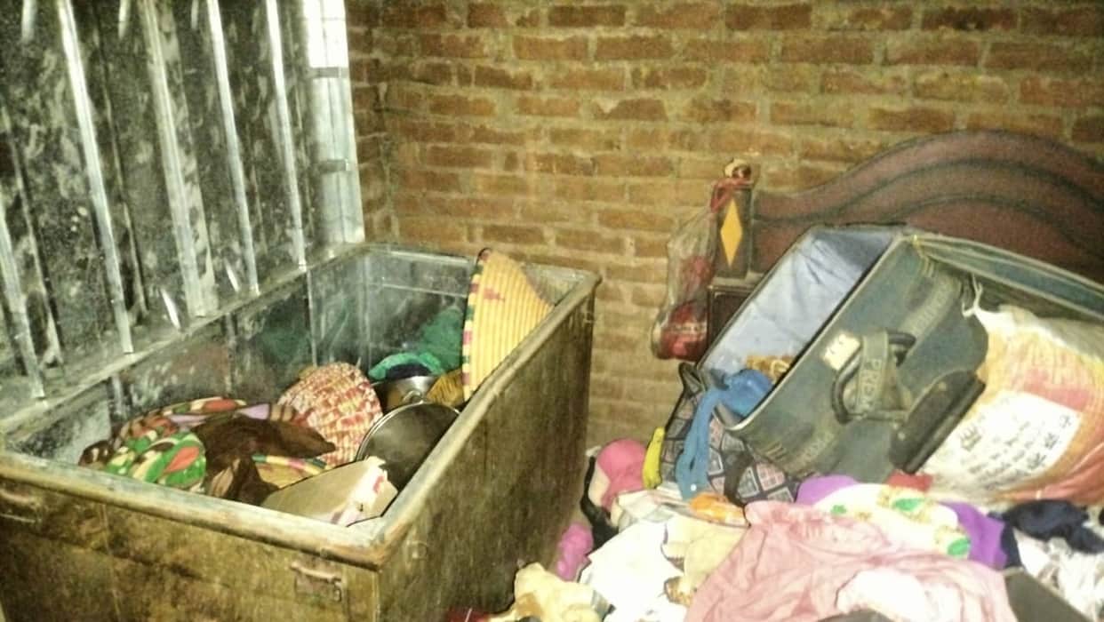 Thieves ransacked two houses.
