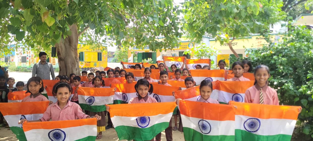 The 'Har Ghar Tiranga' campaign at school gave children a message of national unity
