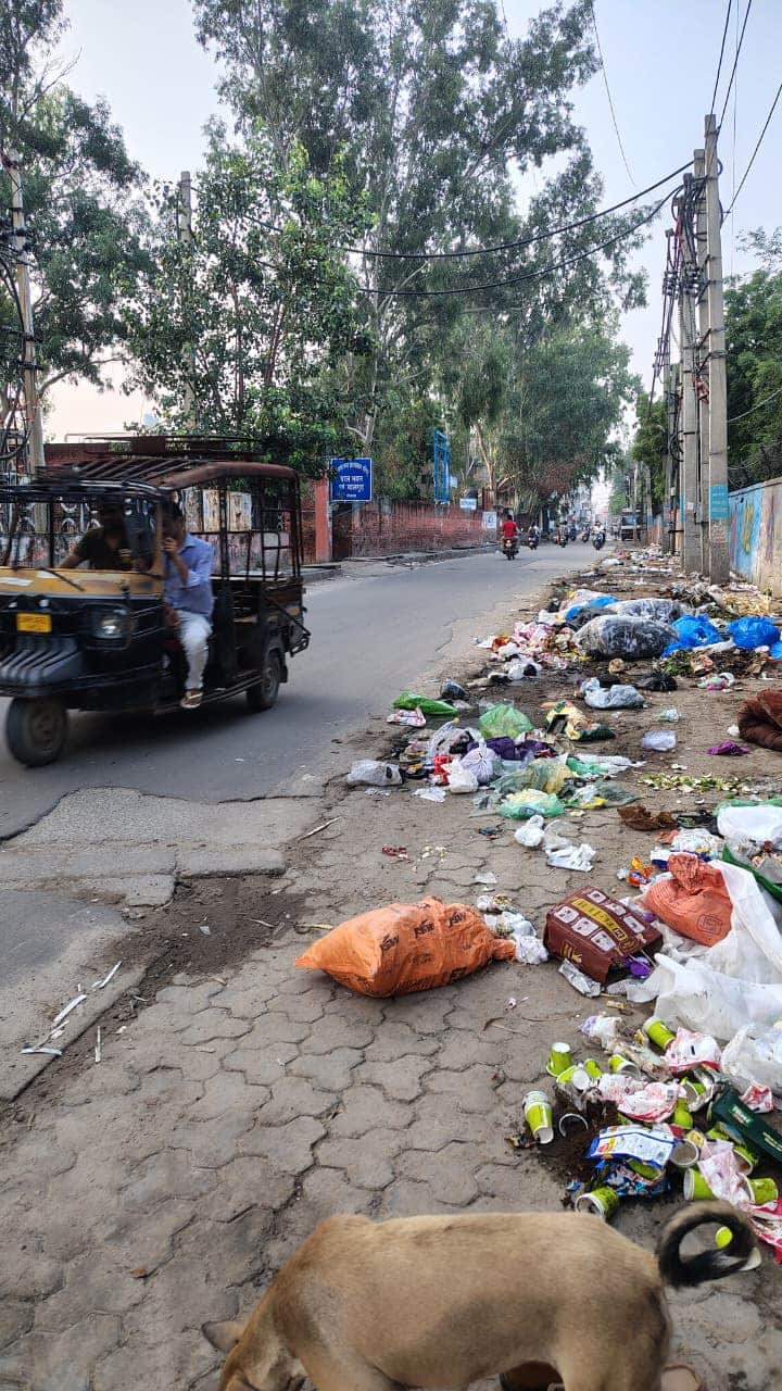 anitation workers on strike;