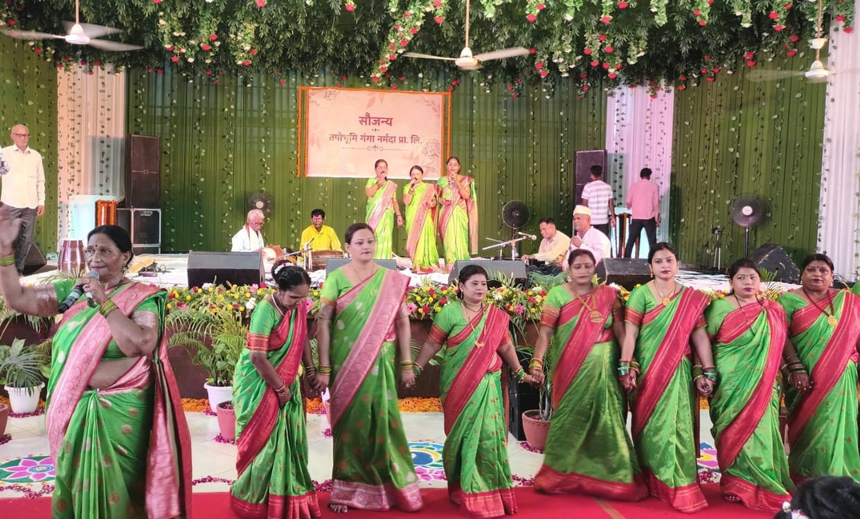 How will you go to play the *Kajariya* during Sawan, sister-in-law? The rain clouds have gathered overhead.