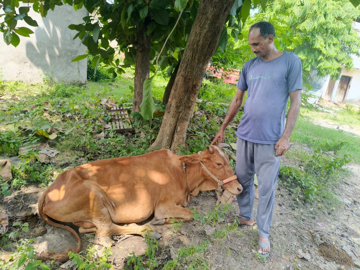 Vaccination recorded in the register, but the team did not reach the villages