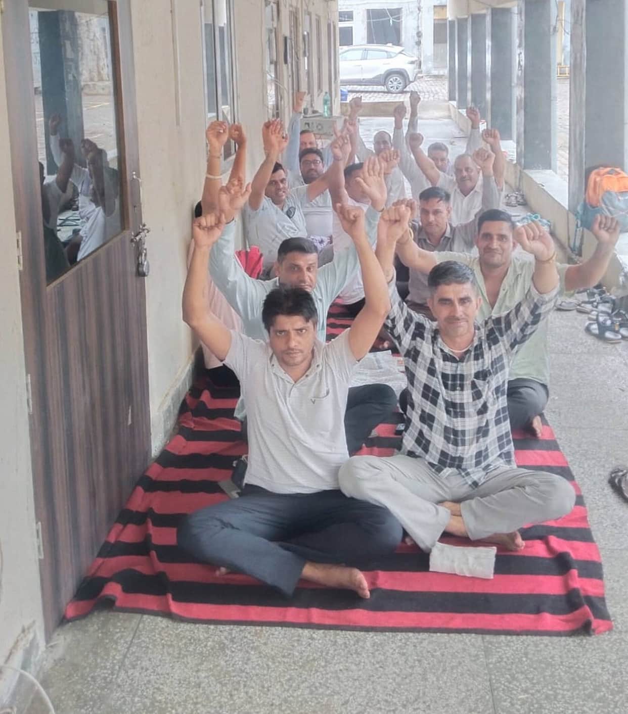 Employees remained on strike even on holidays