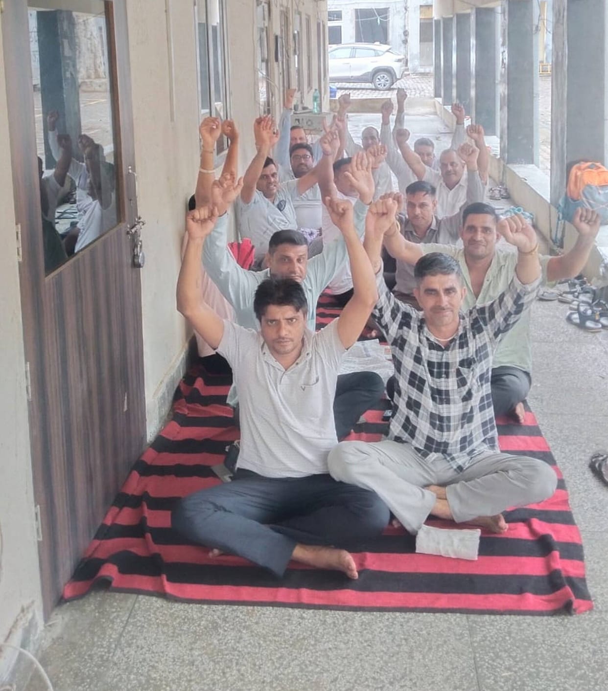 Employees remained on strike even on holidays