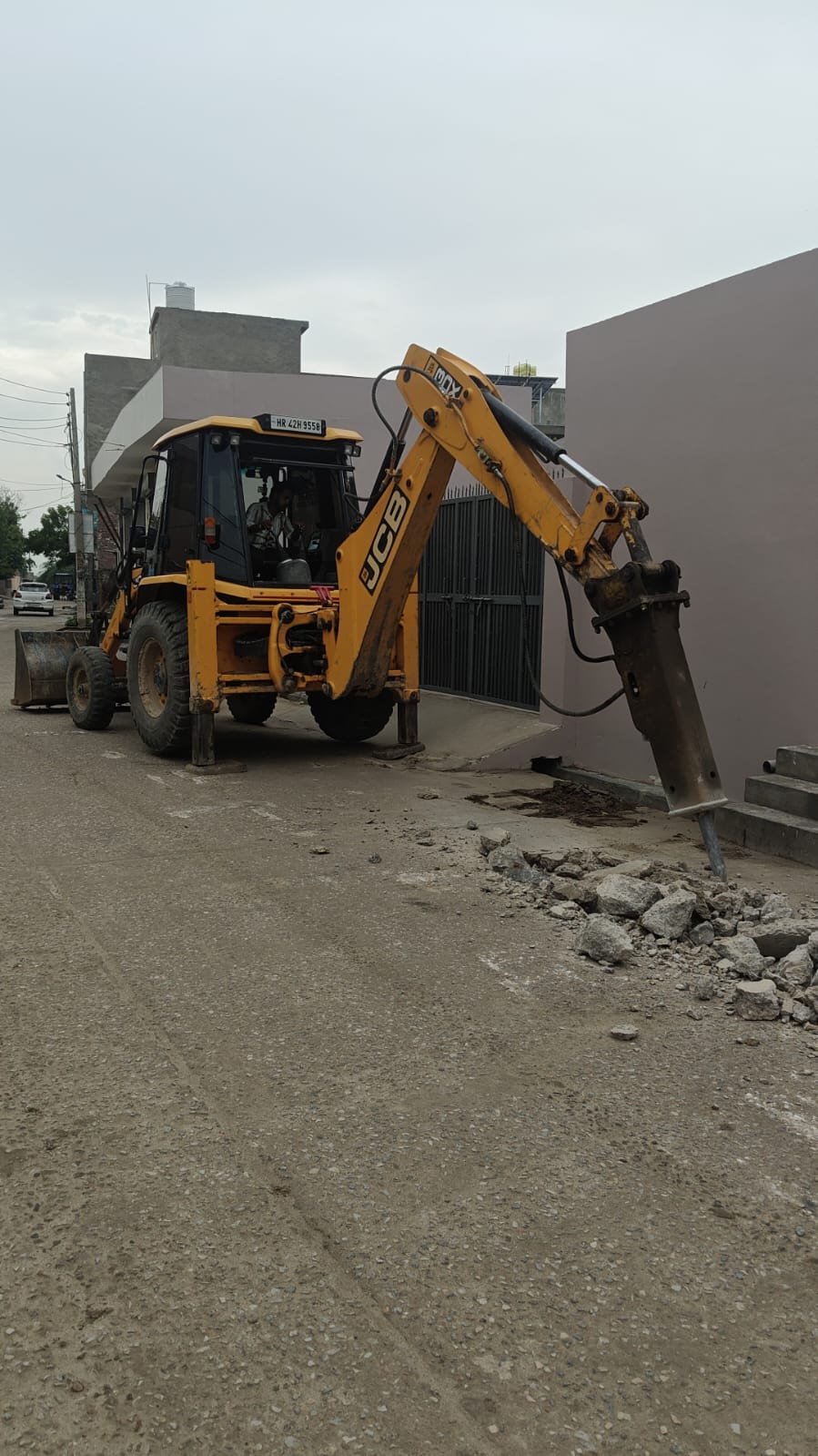 Road dug up for pipeline, notice given to Public Health Department