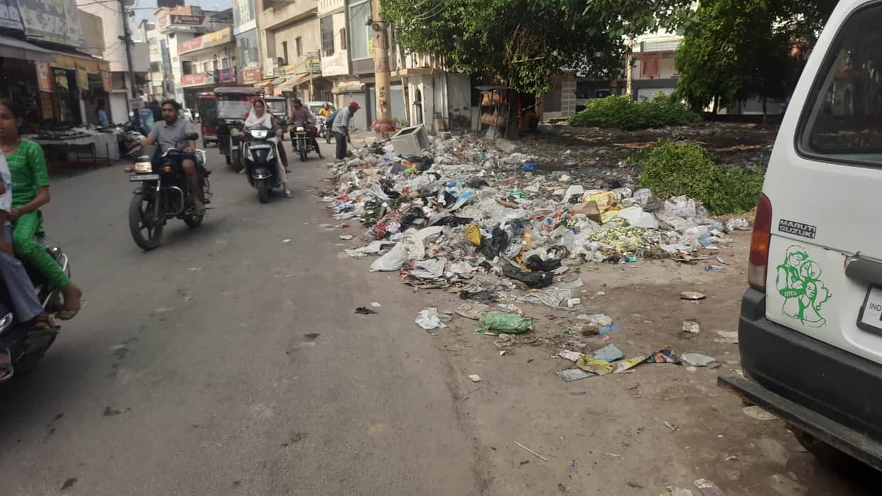 Double whammy of strike and rain leaves Sonipat's sanitation system in shambles.