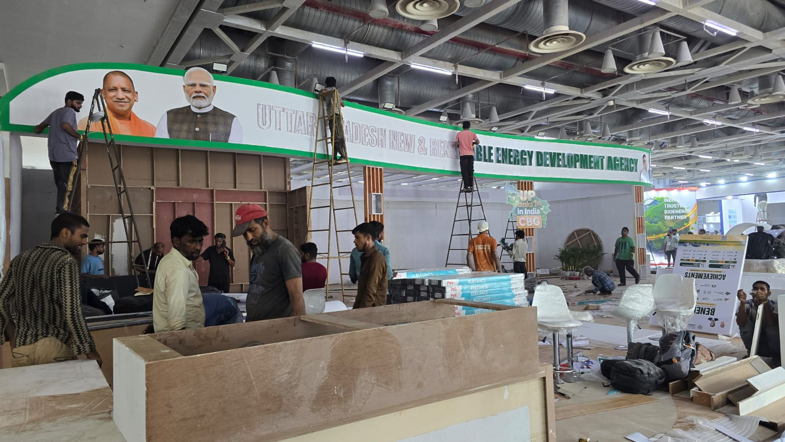 ग्रेटर नोएडा के इंडिया एक्सपो सेंटर एंड मार्ट में आयोजित होने वाले इंडिया बायोएनर्जी एक्सपो को 
