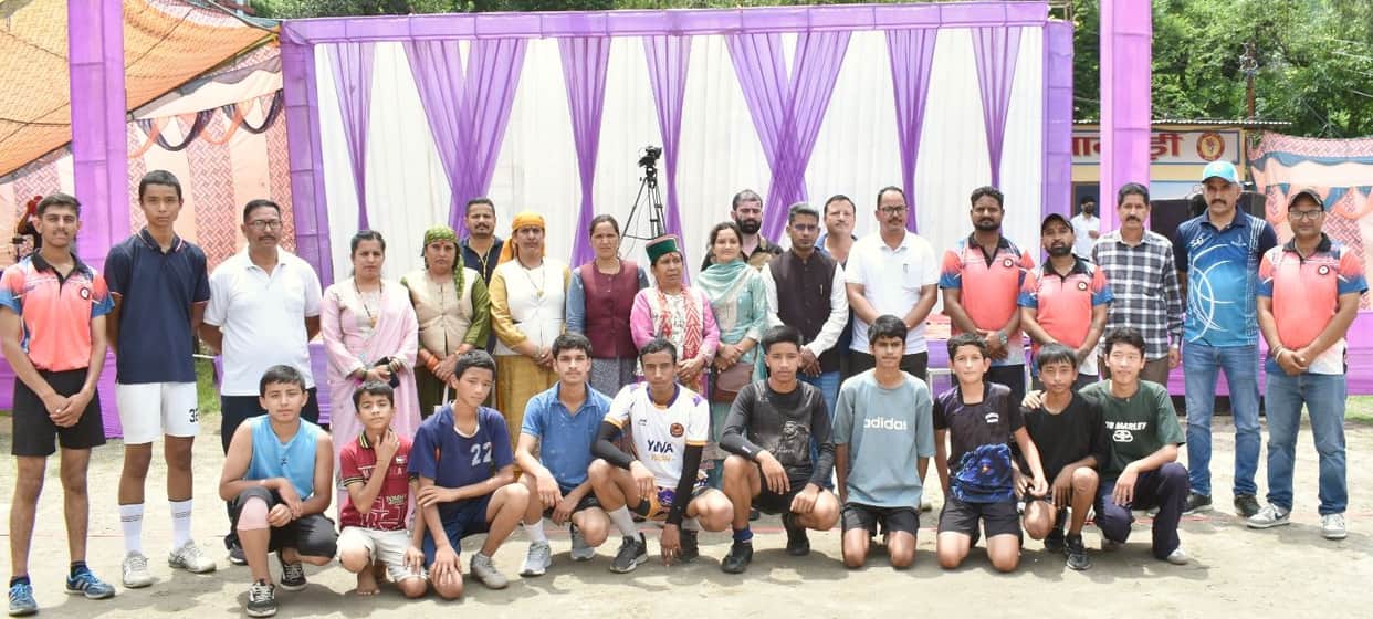 Volleyball tournament begins in Jhakri