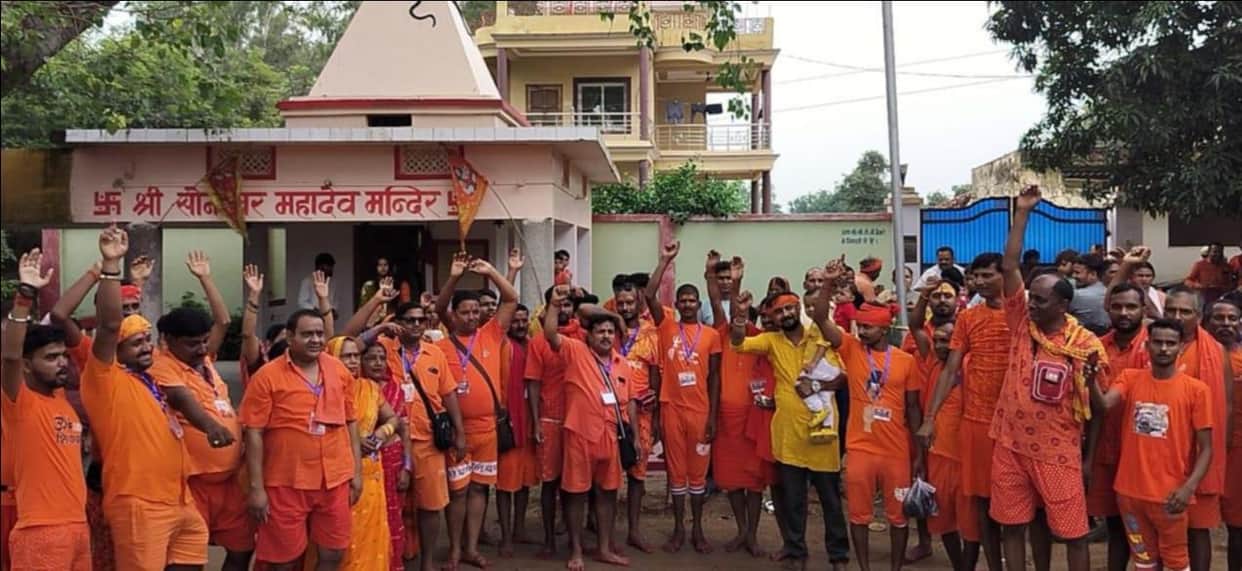 On this second Monday, 20,000 Kanwariyas will perform Jalabhishek at Shivdwar.