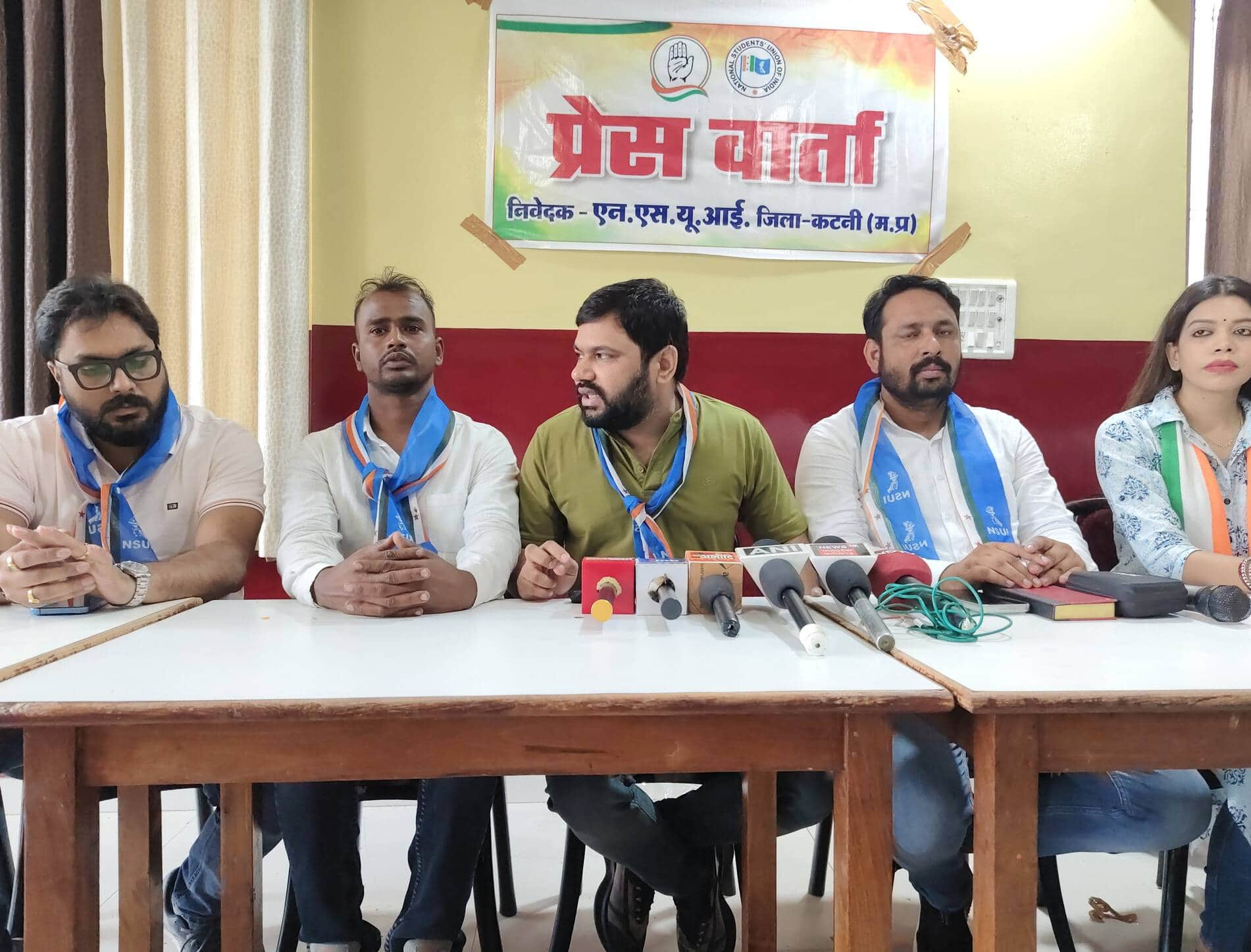 NSUI ने प्रत्यक्ष प्रणाली से छात्रसंघ चुनाव सम्पन्न करवाने की उठाई मांग।