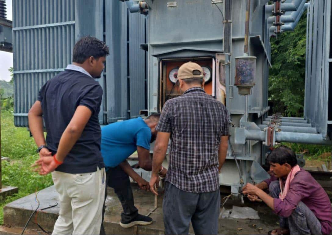 City's power supply disrupted due to faults and maintenance.