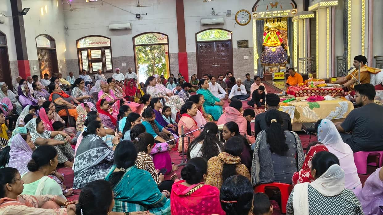 A person's nature does not change without *Satsang*: Acharya Shiv Prasad.