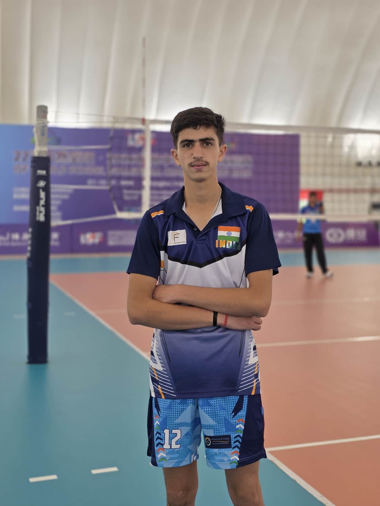 Vansh Sharma makes a splash on the international volleyball stage at the age of 16.