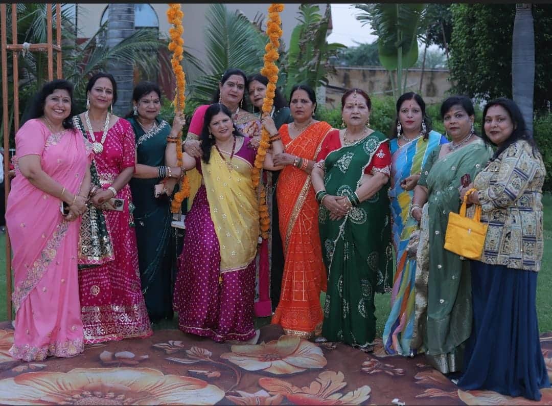 Teej festival adorned in traditional coloTeej festival adorned in traditional colors; women add vibrancy to the celebrations.rs; women add vibrancy to the celebrations.