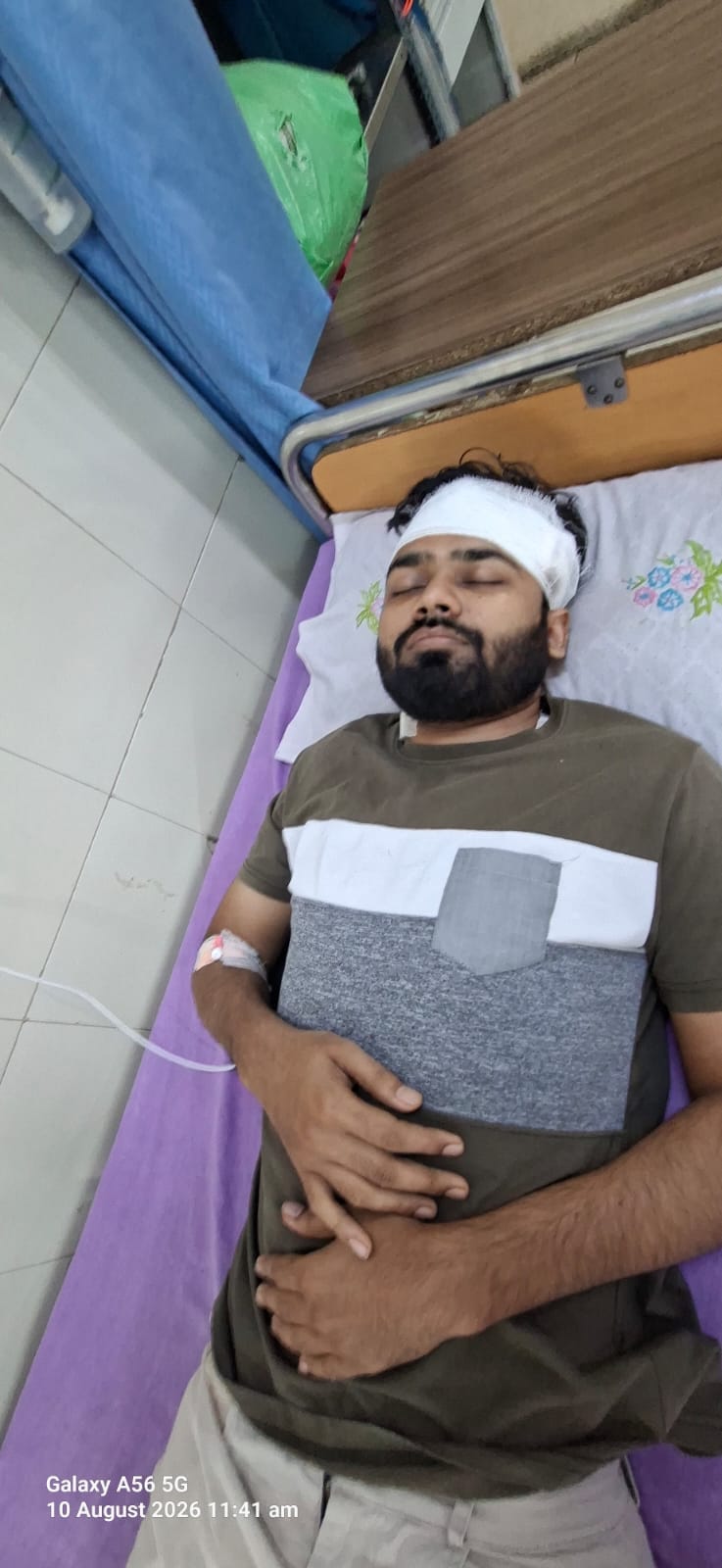 Three people, including an ex-serviceman, beaten up.