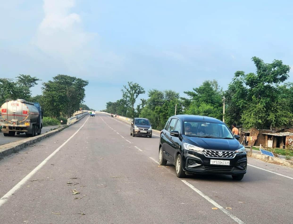 Jarwal Road overbridge opens after 29 days; traffic resumes.