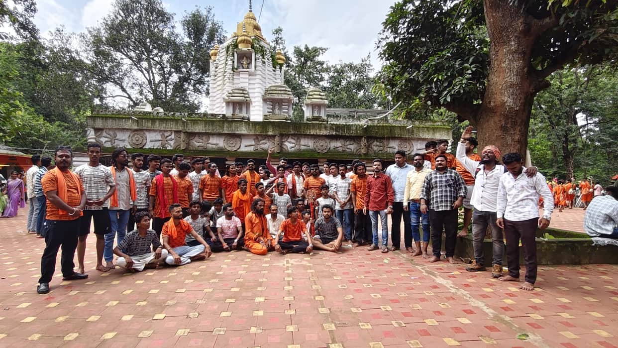 Second annual Dak Kanwar Yatra taken out from Mahadev Ghat to Devda Shivalaya,