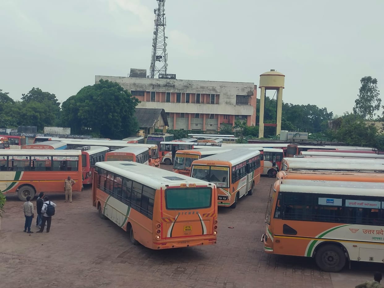 Route diversion: Only one bus left for Lucknow, 101 stopped running