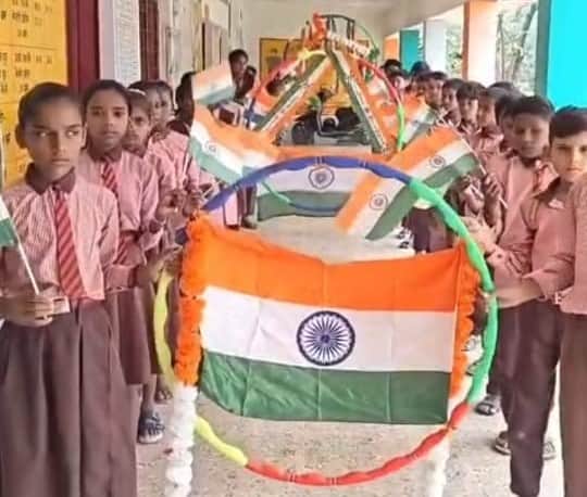 Tiranga Yatra took place, tableaux captivated the hearts