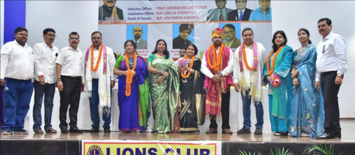 Gopal Singh becomes President of Lions Club Renukoot.