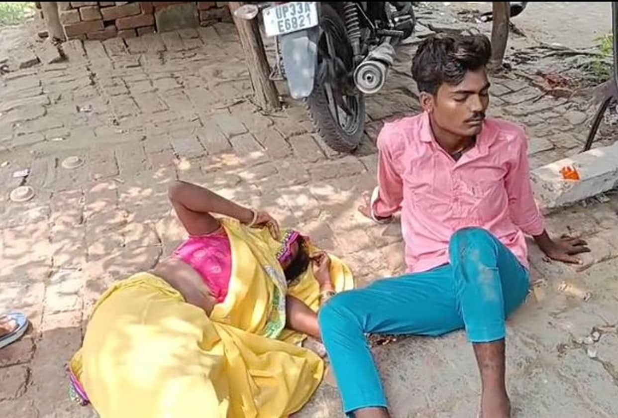 Two bikes collide; son dies, mother injured