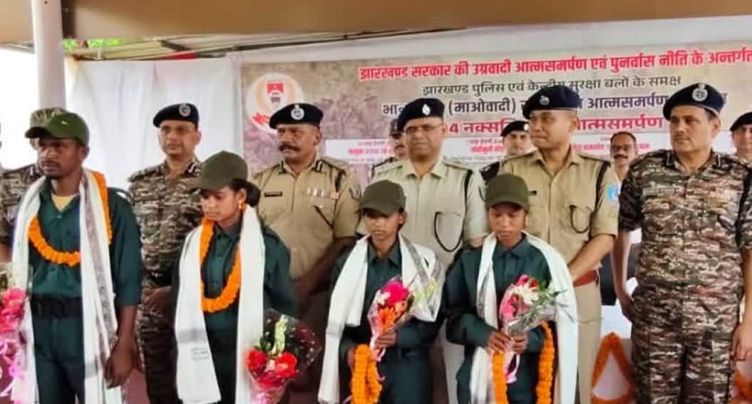 Three Naxalites, including Saluka Kayam—who carried a reward of ₹10 lakh—surrendered in West