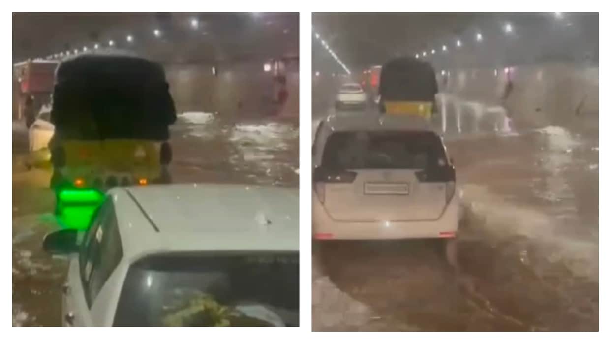 The first rain after the tunnel was built spoiled the game, raising many questions on NHAI.