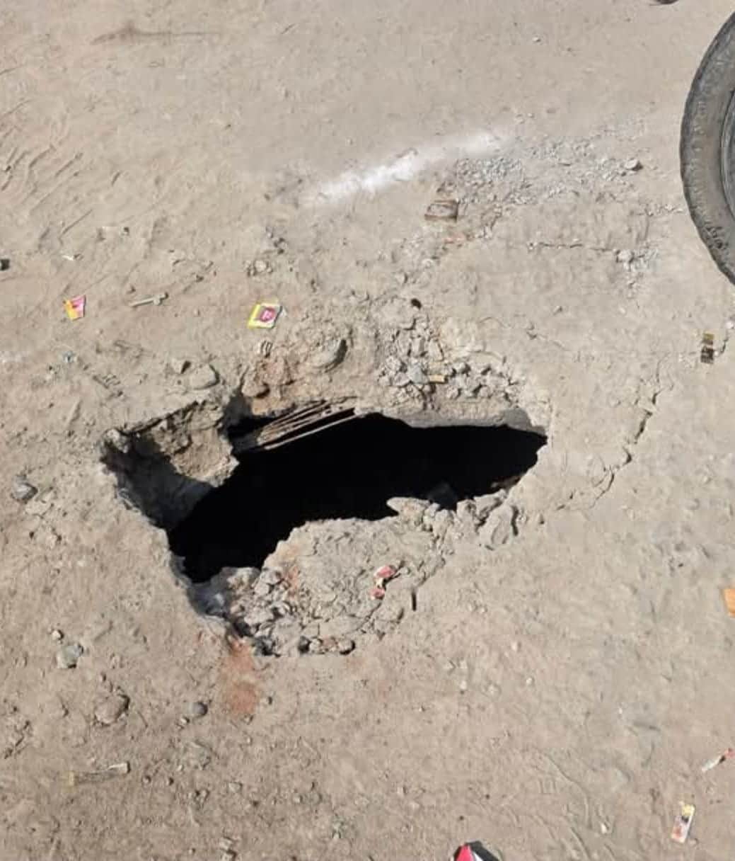 The drain started sinking within just a year.