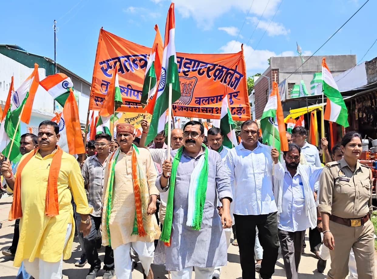 The Tiranga Yatra created a buzz in rural areas