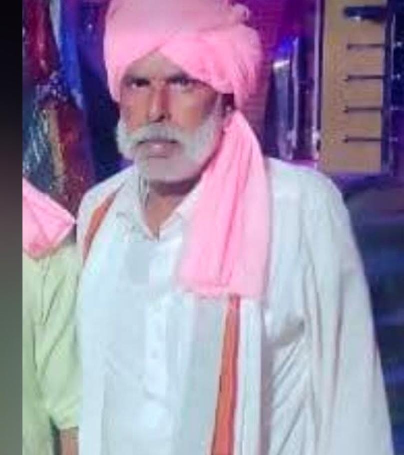 Body of former village head found hanging under suspicious circumstances.