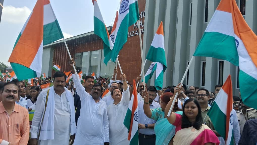 muzaffarpur har ghar tiranga yatra khudiram bose memorial independence day 2026