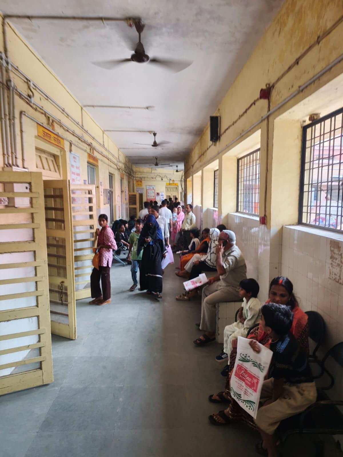 Stress continues to plague the sick, with queues of patients increasing at hospitals.