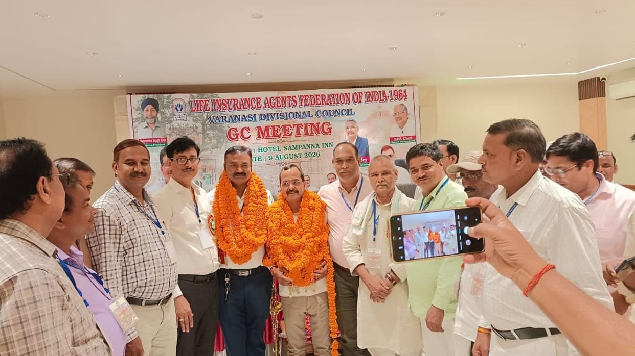 Sanjay became the divisional president of LIC Agents Association