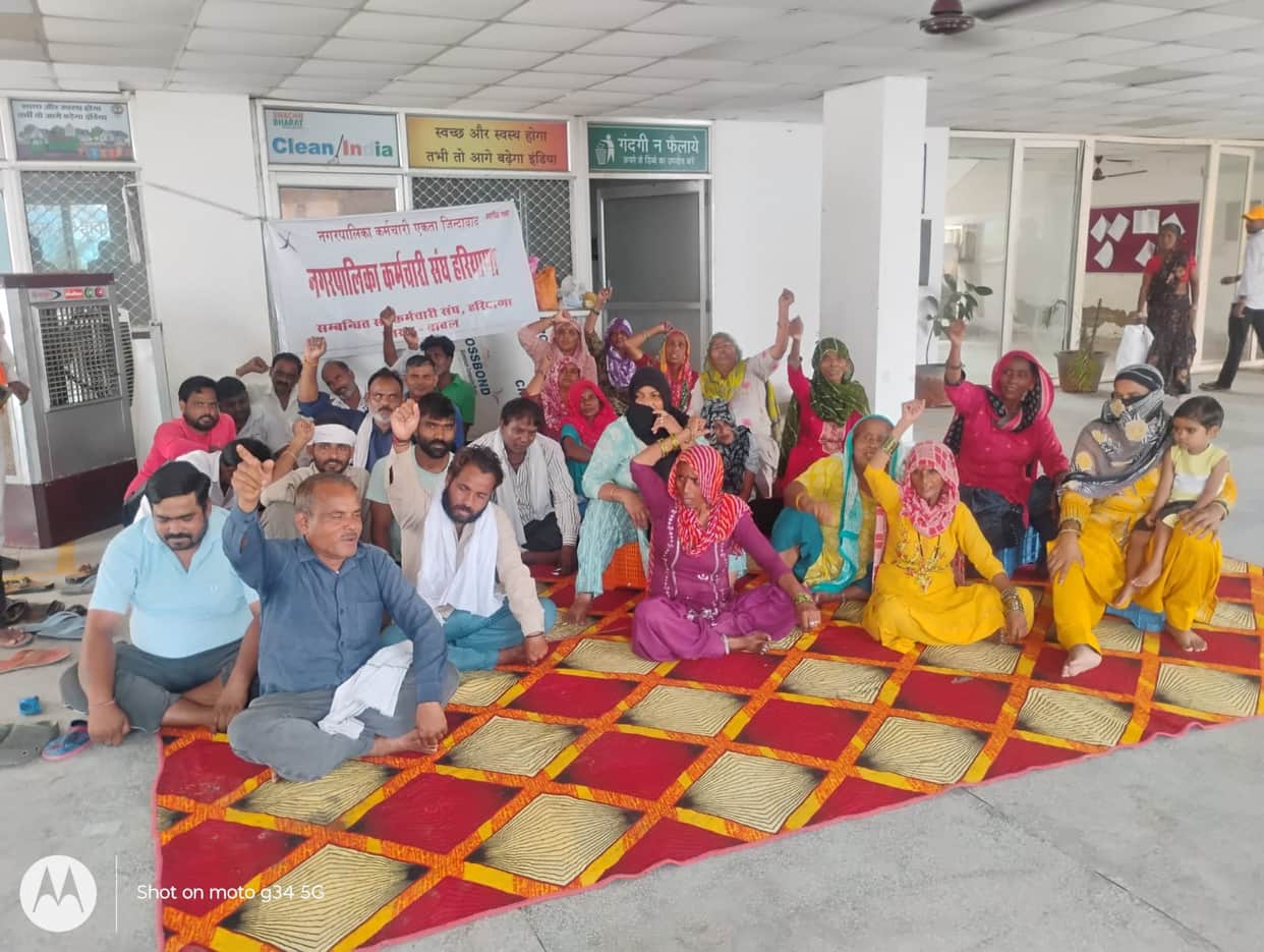 Employees said the sit-in will continue until their demands are met.