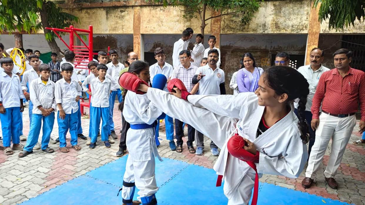 Players won eight gold medals in karate.