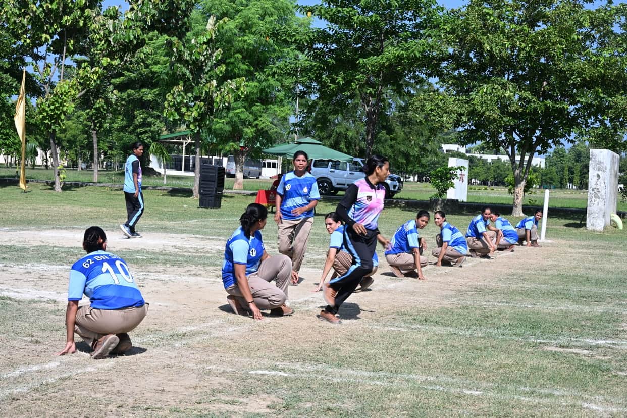 Players sweated it out on the Kho-Kho field