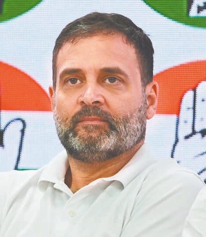 राहुल गांधी।