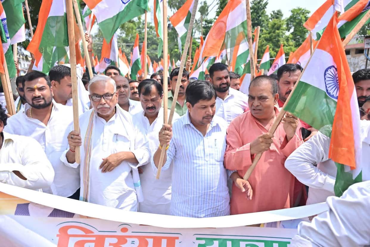 Tiranga Yatra taken out with pride across the district