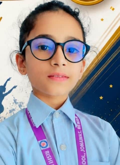 Vanya secured the first position in gymnastics at the district level.