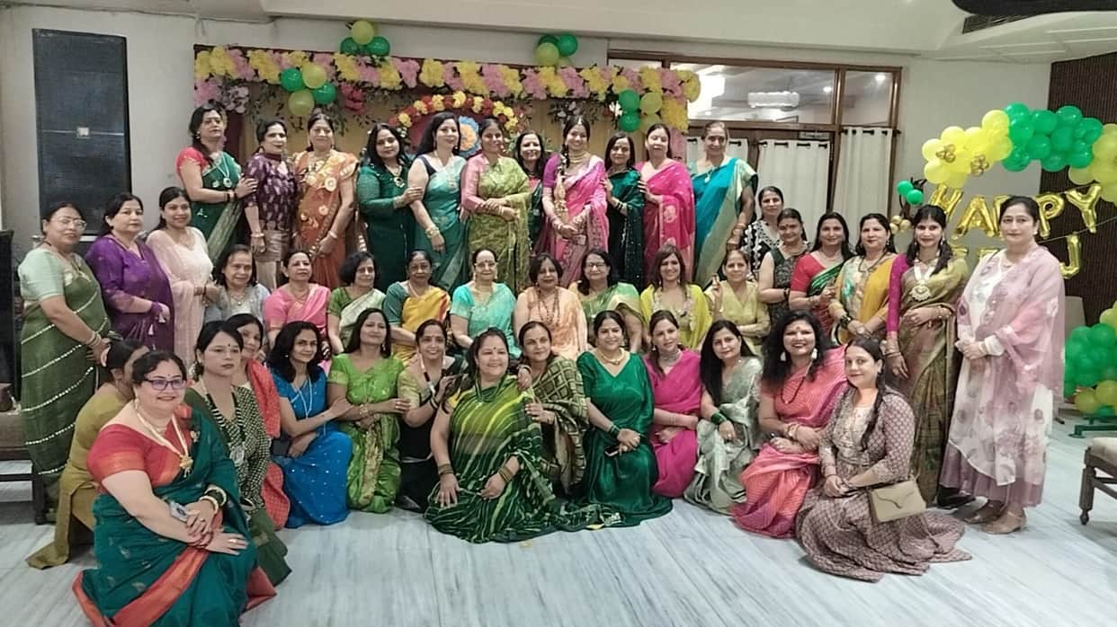 Women spread cultural colors in Teej festival