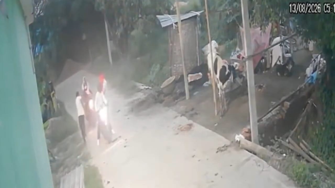हाजीपुर में CCTV में हत्या कि पुरी घटना कैद