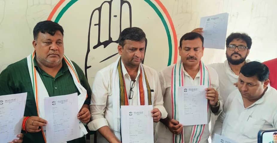 Shakir Sanadi arrived in the district to give momentum to the Congress party's 'Sangathan Srijan Abhiyan' (Organization Building Campaign).