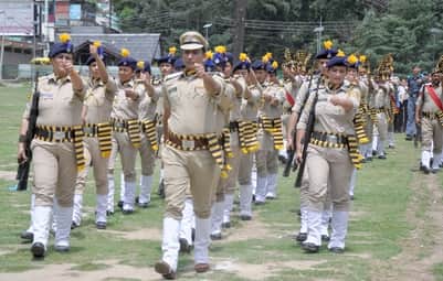 Soldiers' enthusiasm on display during the full-dress rehearsal.